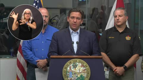 Florida governor gives updates on Hurricane Ian