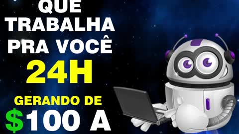 Renda diária de R$ 100 a R$ 500, no seu celular ou computador com esse robô que trabalha 24h!