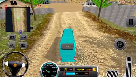 Uphill Offroad Bus Driver - Driving Transport Simulator - Android GamePlay