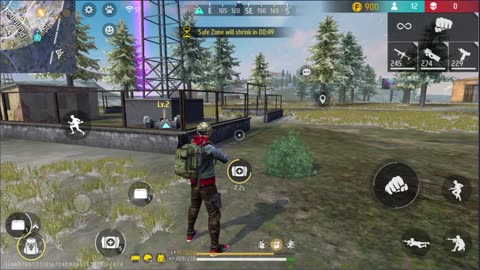 free fire game play HR gaming YT