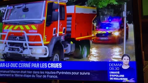 Une pluie diluvienne sur la Belgique, la France, l’Allemagne