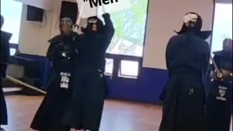 Kendo waza geiko practice