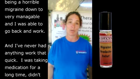 MIGRAINE "Testimonial" essential oils