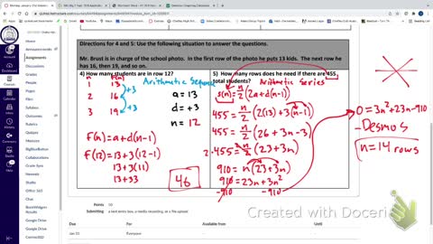 IM3 Alg2 CC 11.2 Mastery check #2 Series