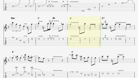 Sultans of Swing First Solo Phrase trainer