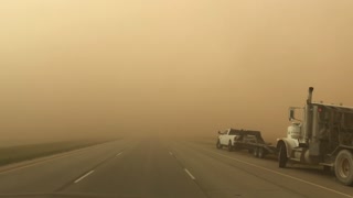 Driving Through a Dust Storm