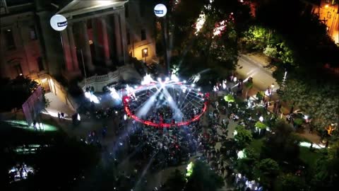 Fiesta de la luz in Santiago, Chile (Feast of light)