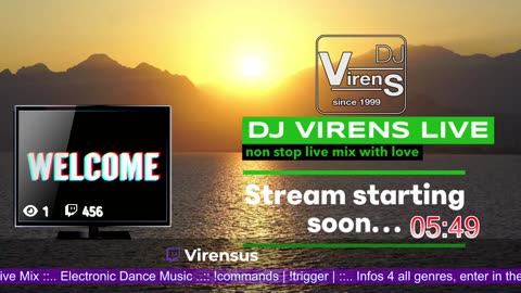 ⚠️ [GER/ENG] #electronic #music #mixed by #DJ Virens | LIVE 🔴 #follow me!