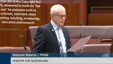 AUSTRALIAN SENATOR CONFIRMS COVID BIO WEAPON TO TAKE CONTROL OF THE CITIZENS