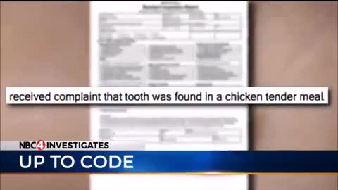 Human DNA, A finger, a tooth, they are feeding us Human flesh every chance they get!