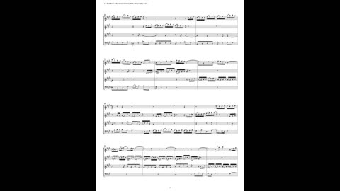 J.S. Bach - Well-Tempered Clavier: Part 1 - Fugue 09 (Double Reed Quartet)