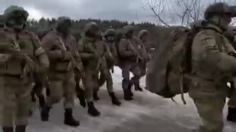 Chechen fighters approaching the Ukrainian capital, Kyiv #Ukraine #Russia #watch_sky