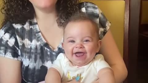 Cutest baby laugh ever