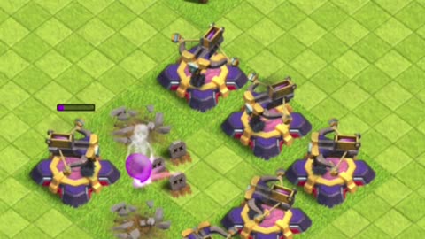 1 Pekka Versus 8 X-bow #coc #gaming #shorts