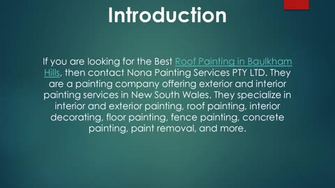 Best Roof Painting in Baulkham Hills