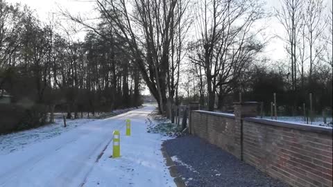 Promenade Roclenge Boirs sous la neige