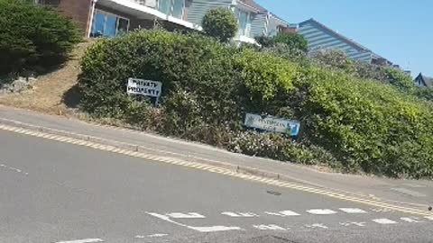 On the way to Bournemouth beach UK lovely houses🥰