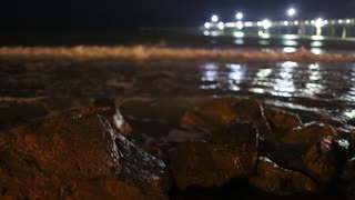 galveston beach @ night...