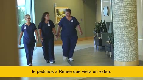 Renee enfermera bebés recibe sorpresa