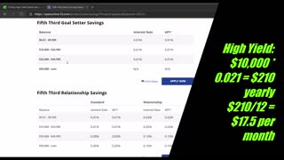 Passive income with a high yield savings account