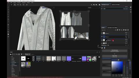 The master of using SubstancePainter teaches you how to make only one exquisite knitted coat