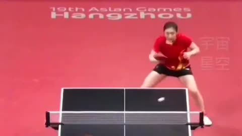 Amazing pingpong match