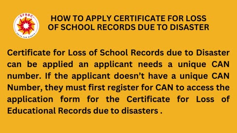 How to get Certificate for Loss of School Records through.. https://rumble.com/