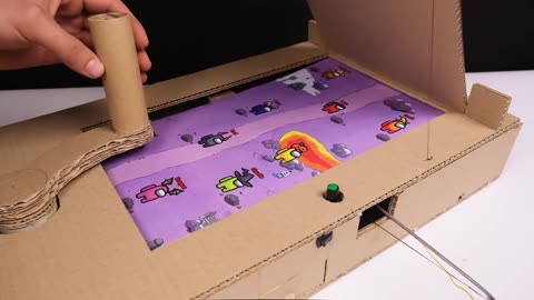 How To Make AMONG US Game From Cardboard