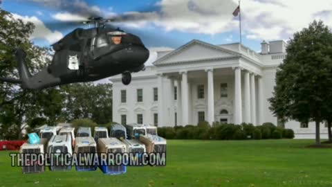 TRUMP HANGS BIDEN FROM HELICOPTER & RESCUES LEFT BEHIND WAR DOGS