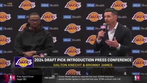 JJ Redick Speaks Out On Bronny James Draft Pick