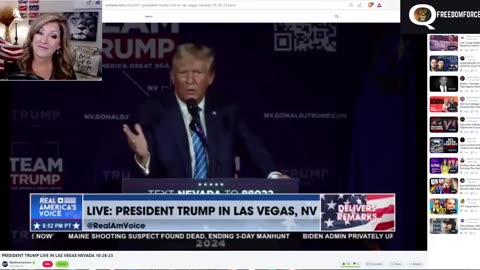 TRUMP RALLY- GOLD DESTROY F.E.D., BURN IN HELL, NERVOUS SYSTEM 10-29-23