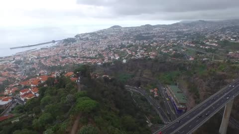 jardim botanico madeira drone 4k