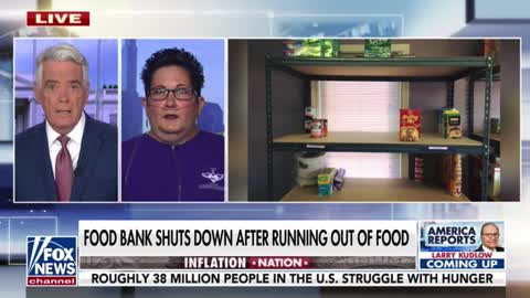 Food bank director Elissa Darrow talks about how they had to temporarily close