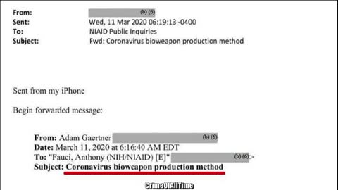 IT'S OVER! CAUGHT RED HANDED "Coronavirus Bioweapon Production Method"