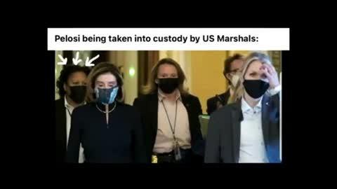 Pelosi being taken into custody by US Marshals: "Don't say nothing. I won't"