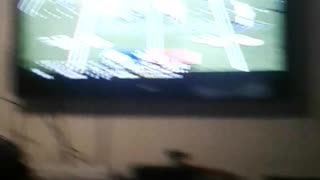 First video football