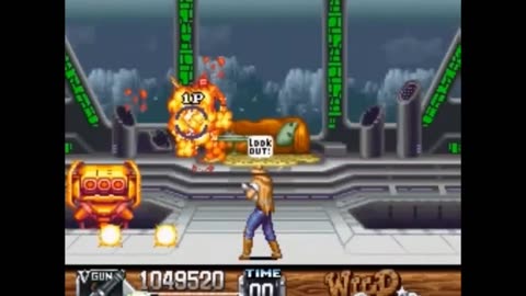 Wild Guns (SNES) Final Boss Battle