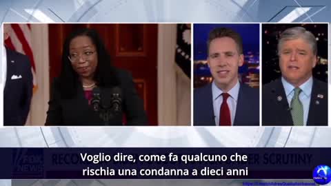 Il Sen.Hawley ad Hannity: "Avremo un giudice alla CORTE SUPREMA per proteggere i bambini o i pedo?"