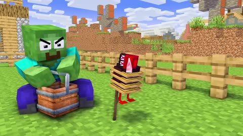 Monster School Season 3 All Episode The Birth of The Hero Baby Zombie - Minecraft Animation