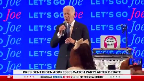 Biden calls Trump a liar after debate, tells supporters 'we need to beat this guy' CBS News