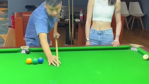 Funny video Billiards milion views