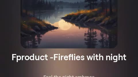 Fproduct - fireflies with night