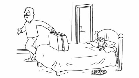 Suitcase - Simon's Cat SHORTS #31