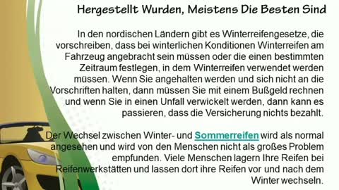 Warum Winterreifen, Die In Den Nordischen Ländern Hergestellt Wurden, Meistens Die Besten Sind