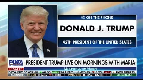 President Trump Interviewed By Maria Bartiromo- February 8, 2022