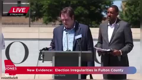 Vernon Jones is exposing the 2020 election fraud in Georgia