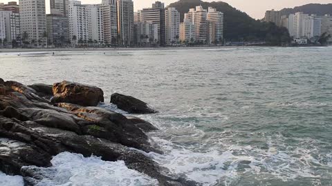 sound of beach asturias guaruja brazil