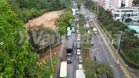 Caos y congestión se registra este viernes en el Anillo Vial