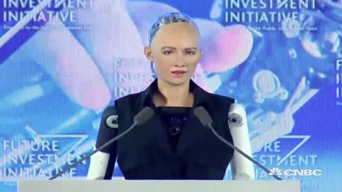 Interview With The Lifelike Hot Robot Named Sophia -Full- CNBC