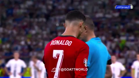 Cristiano Ronaldo apologised to the fans of Portugal after he scored.